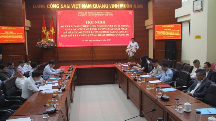 Đảng ủy Cục Đường bộ Việt Nam sơ kết 01 năm thực hiện Nghị quyết 06 về tăng cường các giải pháp đảm bảo chất lượng quản lý, bảo trì đường bộ