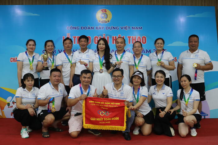 Cục Đường bộ Việt Nam giành giải Nhất toàn đoàn tại Hội thao Cụm Văn hóa – Thể thao số 1