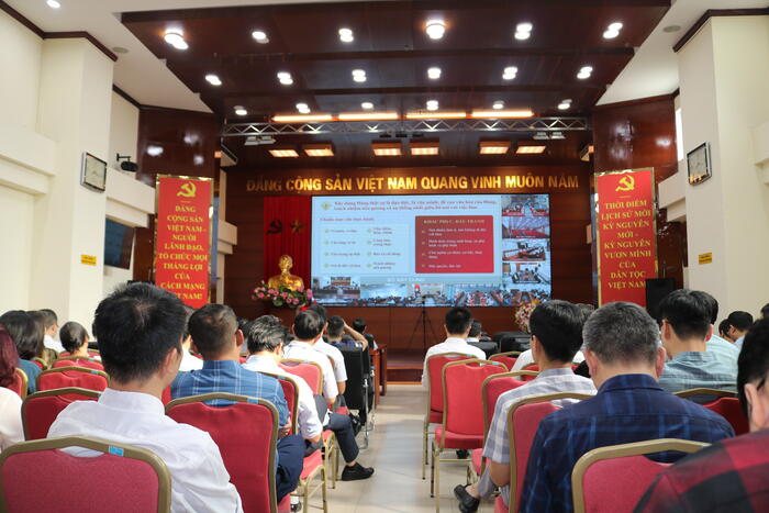 Ngành Đường bộ tham dự Hội nghị toàn quốc quán triệt Nghị quyết Trung ương 4 khóa XIV
